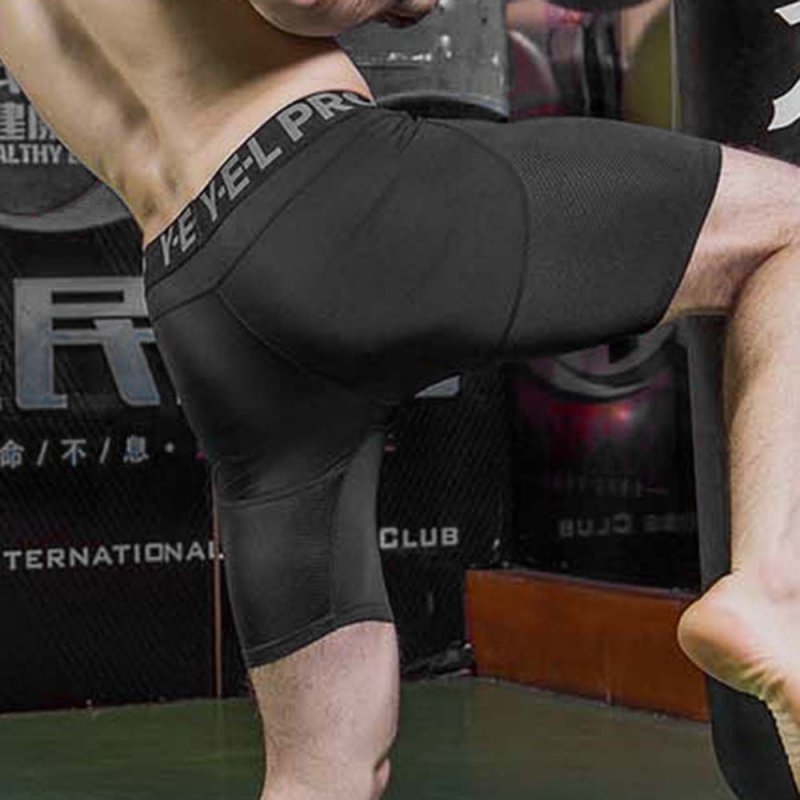 Men Quick Dry Shorts Running Leggings Running Tights Gym Training Fitness Sport Shorts Leggings Male Underwear