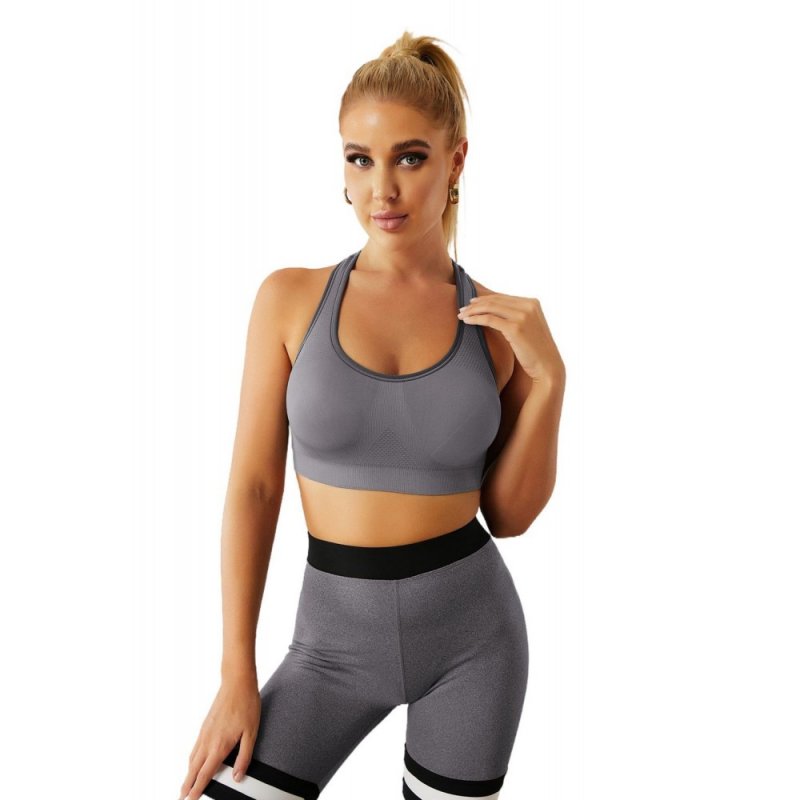 Striped Splicing Yoga Fitness Activewear Leggings